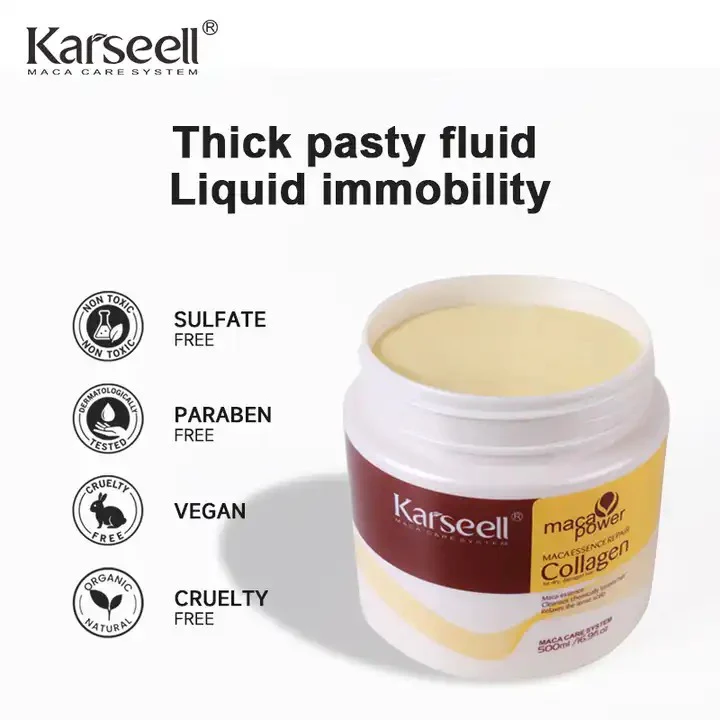 Karseell Collagen Hair Mask For Dry Damaged & All Hair Types - 500ml - Image 6