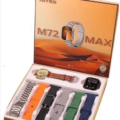 M72 Max Smart Watch Comes with 6 JSYES Classic Watch Bands Gift.