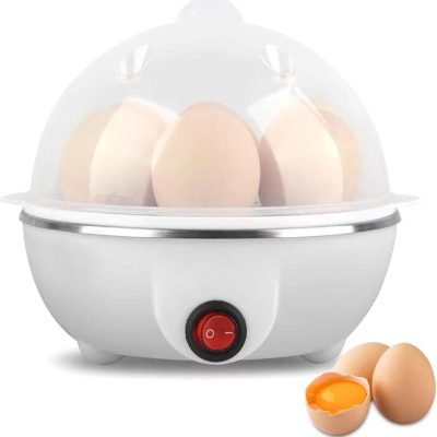 Egg poucher, 350W Electric Egg Beater, White Egg Steamer, Egg Cooker