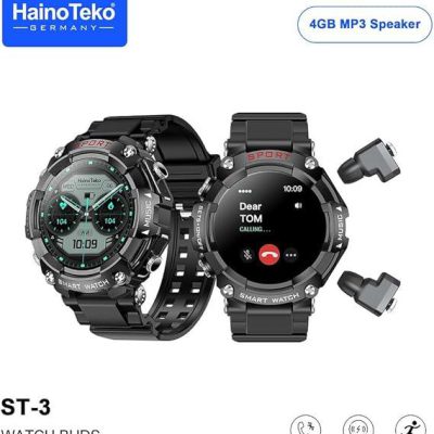 Haino Teko ST-3 Watch Buds – Smartwatch with Wireless Earbuds