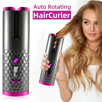 Cordless Auto Rotating Ceramic Hair Curler